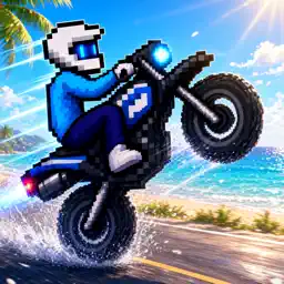 Rev Rush: Pixel Moto Runner app icon
